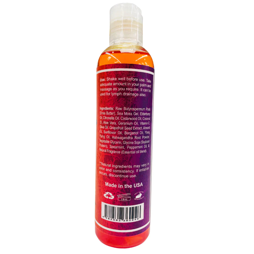 Sea Moss With Elderberry Bath, Body & Massage Oil