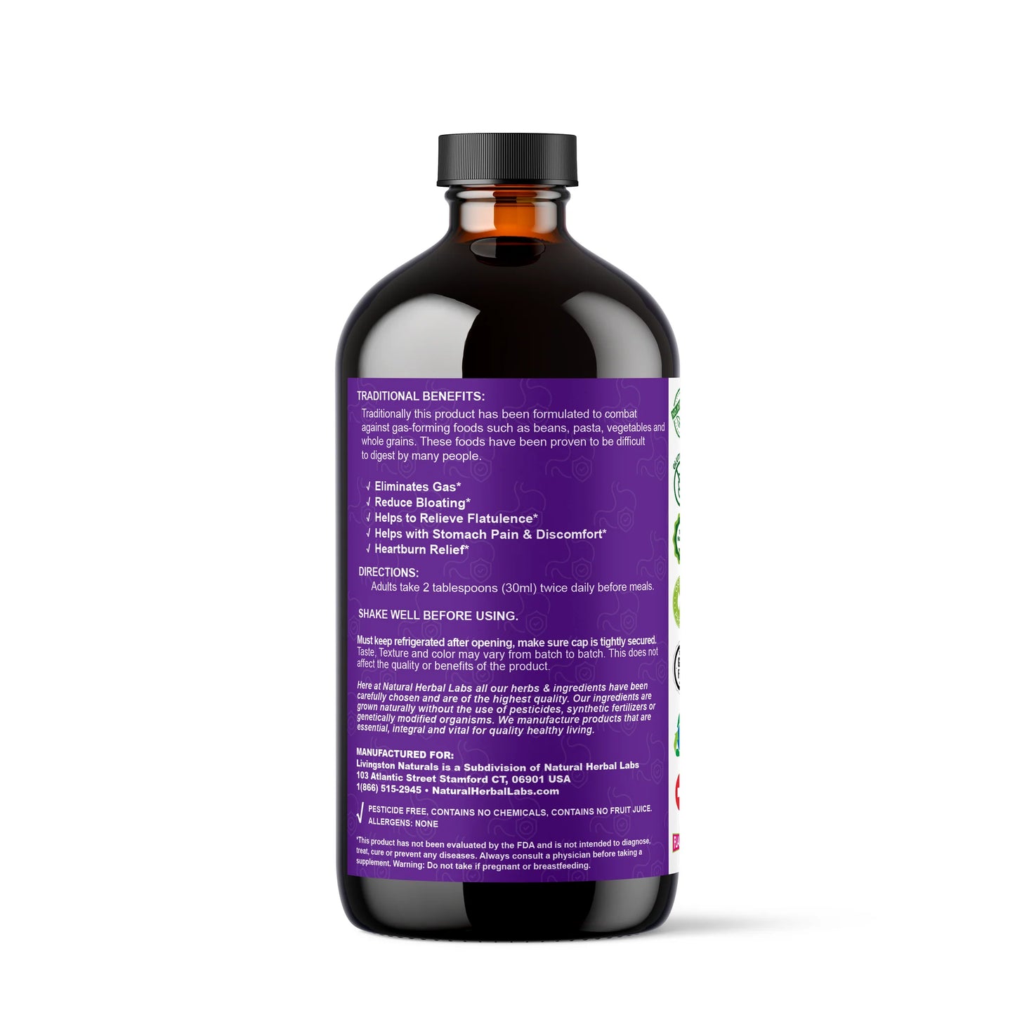 Gas & Bloating Formula - NaturalHerbalLabs