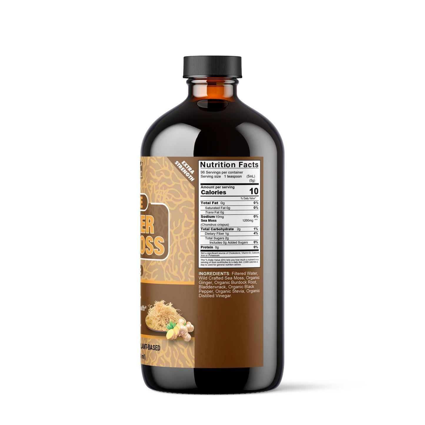 Pure Ginger Seamoss - NaturalHerbalLabs