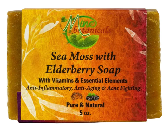 Sea Moss With Elderberry Handmade Soap