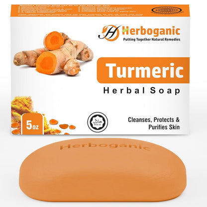 Herboganic Turmeric Herbal Soap