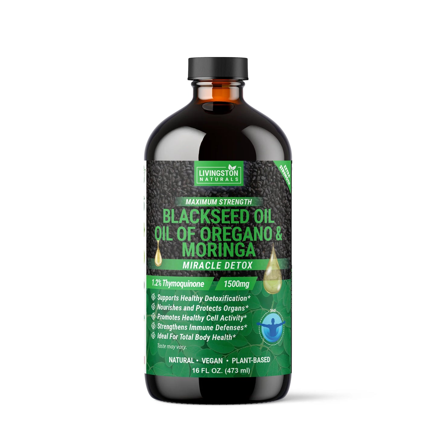 Blackseed Oil, Oil of Oregano & Moringa - NaturalHerbalLabs