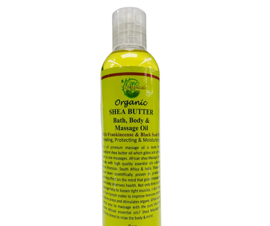 Organic Shea Butter Bath, Body & Massage Oil