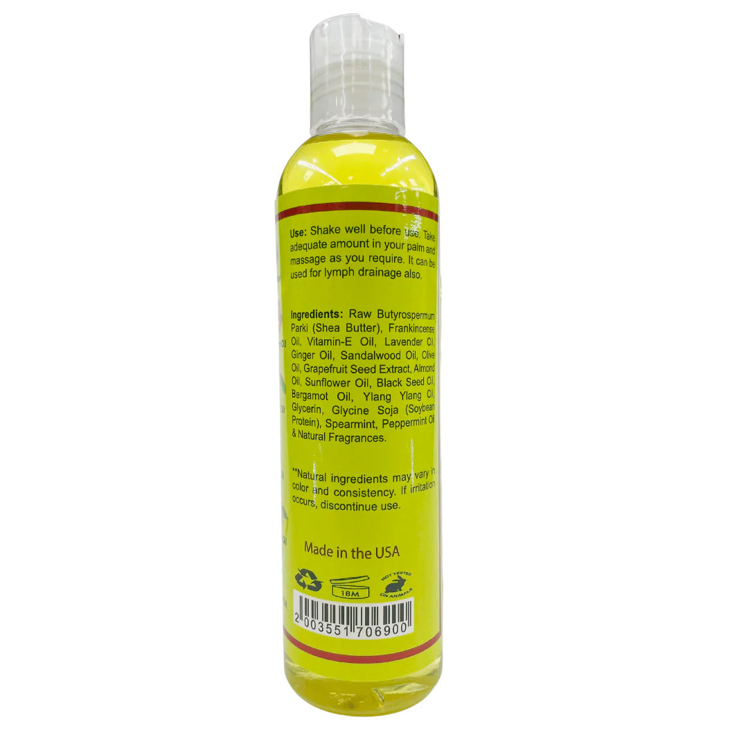 Organic Shea Butter Bath, Body & Massage Oil