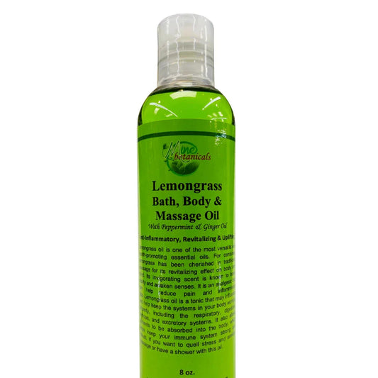 Lemongrass Bath, Body & Massage Body Oil