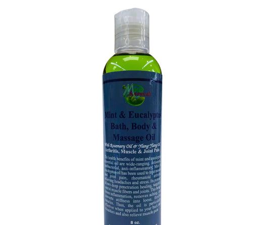 Mint & Eucalyptus Bath, Body & Massage Oil