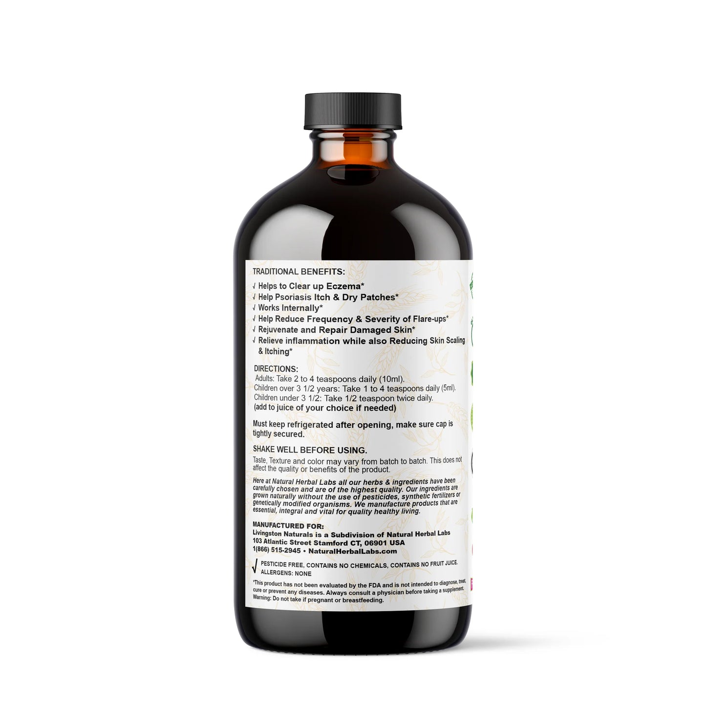 Eczema & Psoriasis Formula - NaturalHerbalLabs