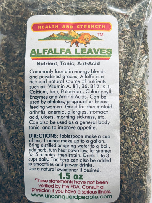 Alfalfa Leaves