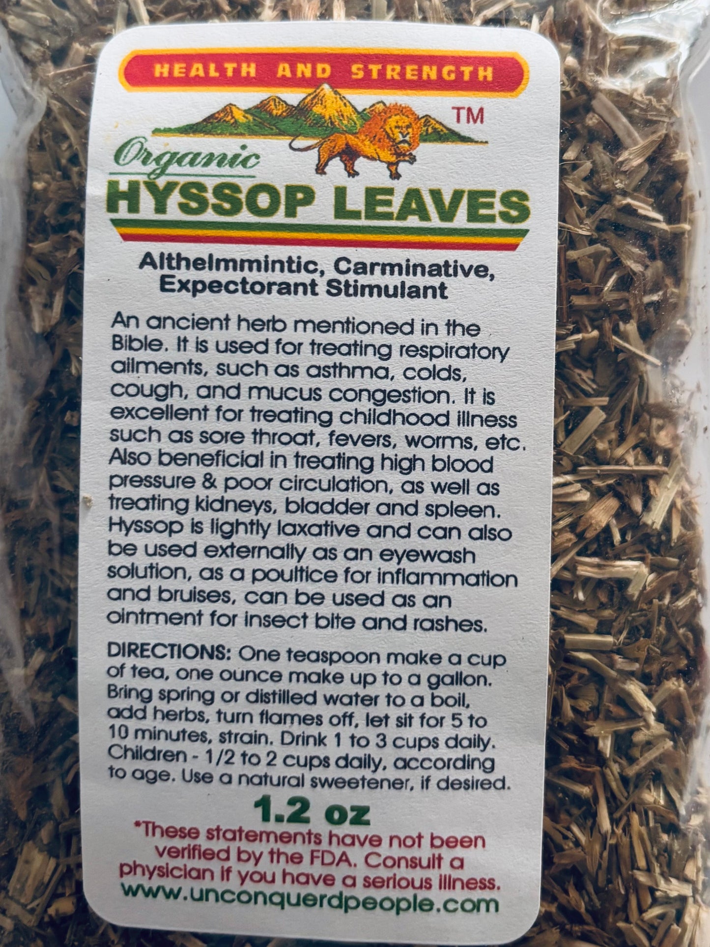 Hyssop Leaves