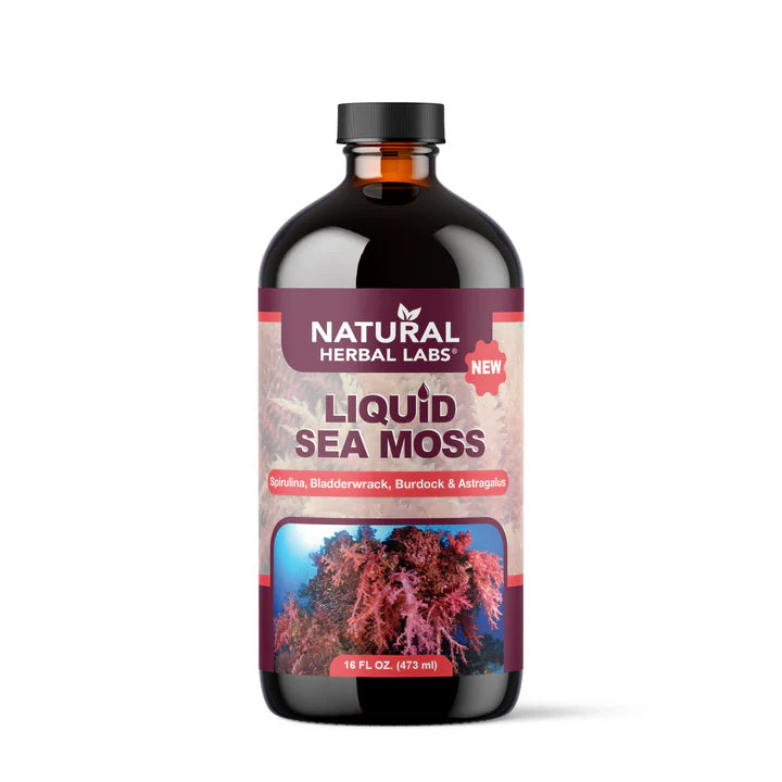 Liquid Seamoss With Spirulina, Bladderwrack, Burdock & Astragalus....- NaturalHerbalLabs
