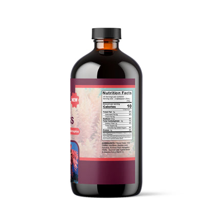 Liquid Seamoss With Spirulina, Bladderwrack, Burdock & Astragalus....- NaturalHerbalLabs