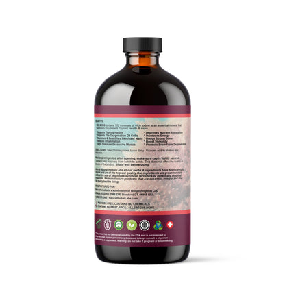 Liquid Seamoss With Spirulina, Bladderwrack, Burdock & Astragalus....- NaturalHerbalLabs