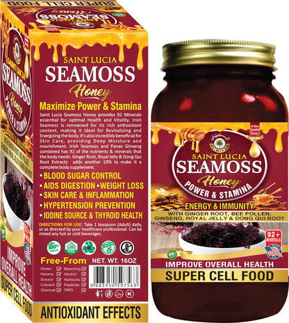 PURE SAINT LUCIA SEA MOSS HONEY