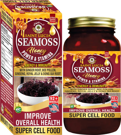 PURE SAINT LUCIA SEA MOSS HONEY