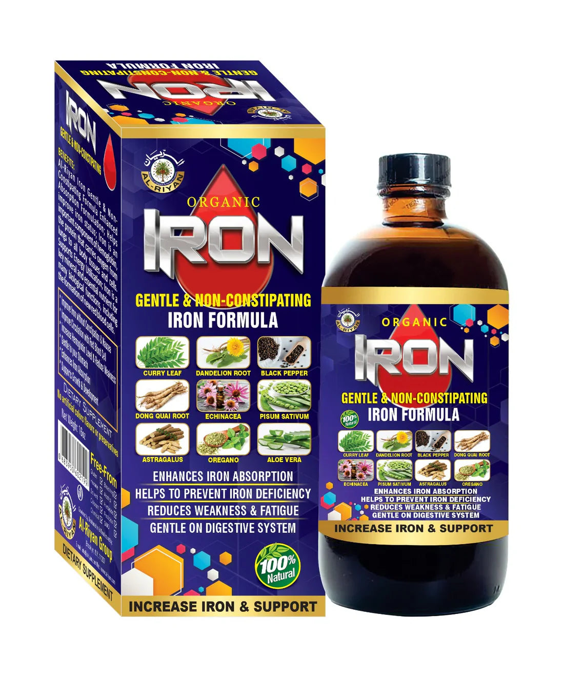 Iron Gentle & Non-Constipating Formula Bitter - AL RIYAN