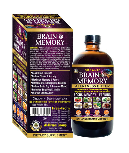 Brain & Memory Alertness Bitter - AL RIYAN
