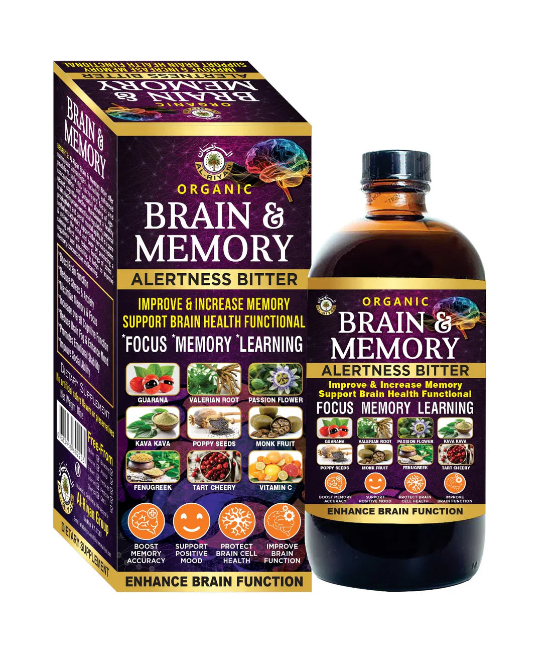 Brain & Memory Alertness Bitter - AL RIYAN