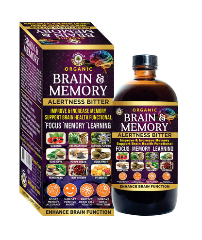 Brain & Memory Alertness Bitter -    AL RIYAN