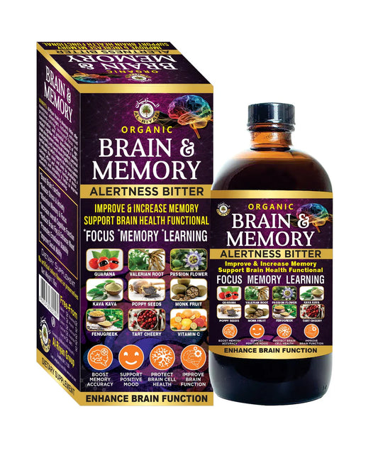 Brain & Memory Alertness Bitter -    AL RIYAN