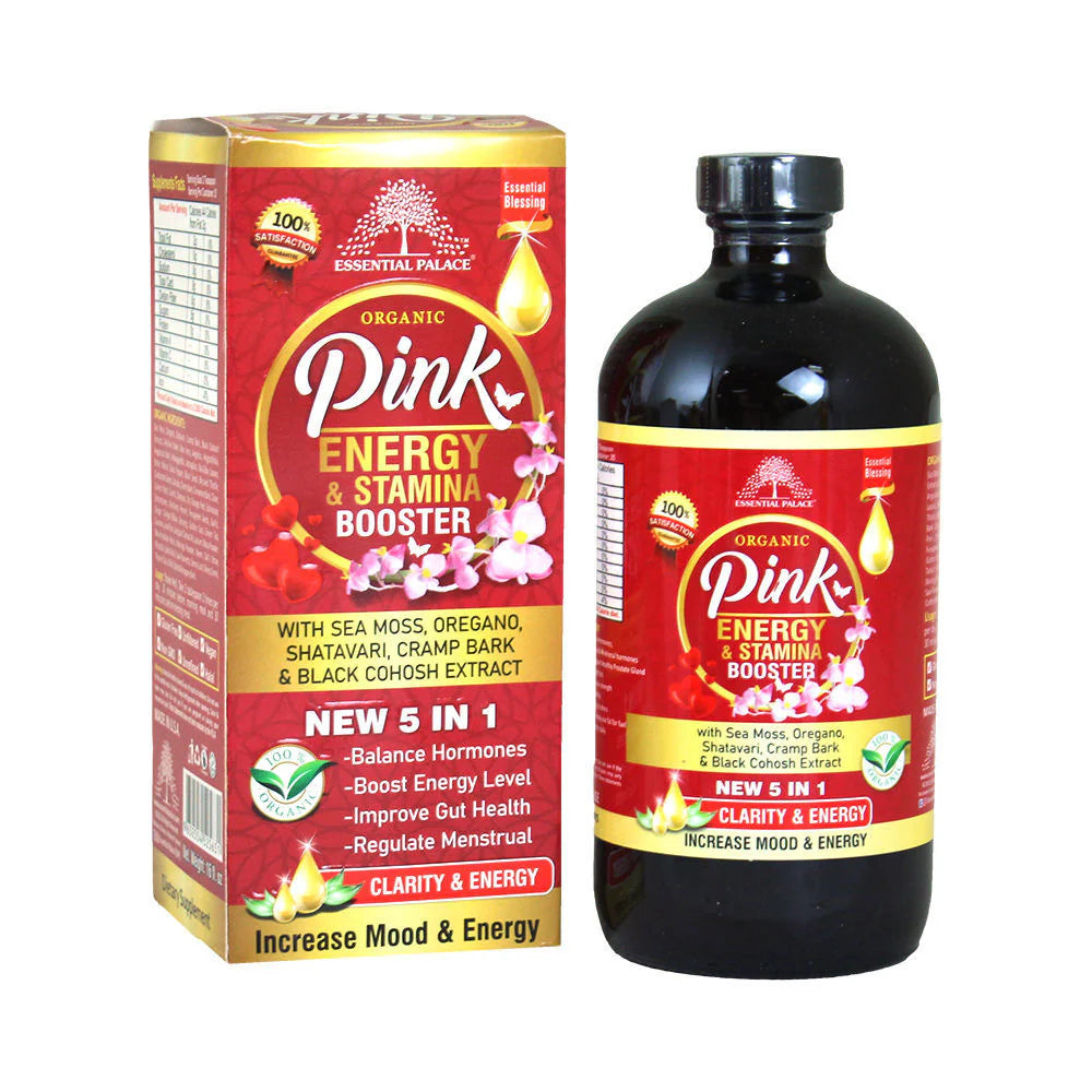 Pink Energy and Stamina Booster Tonic - ESSENTIAL PALACE