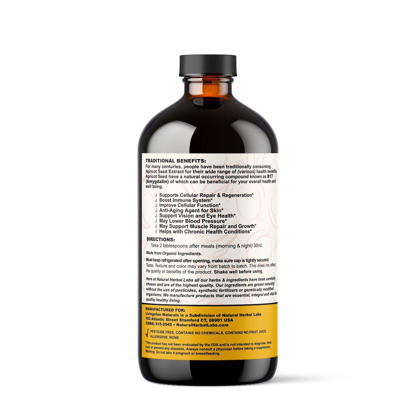Pure Apricot Seed - NaturalHerbalLabs
