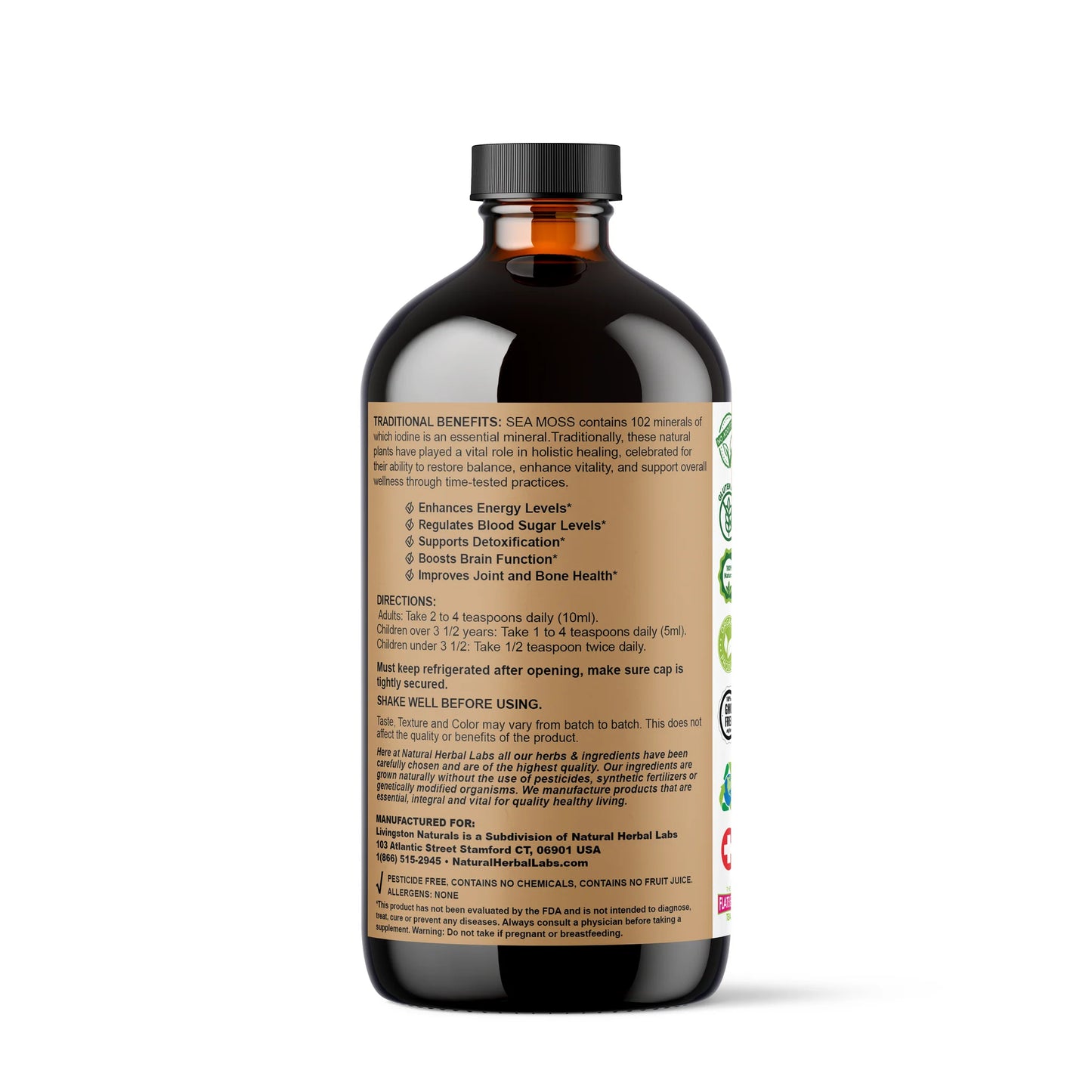 Pure Ginger Seamoss - NaturalHerbalLabs