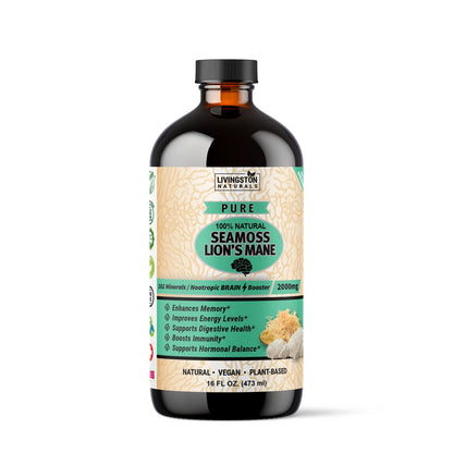 Pure Sea Moss Lion's Mane - NaturalHerbalLabs
