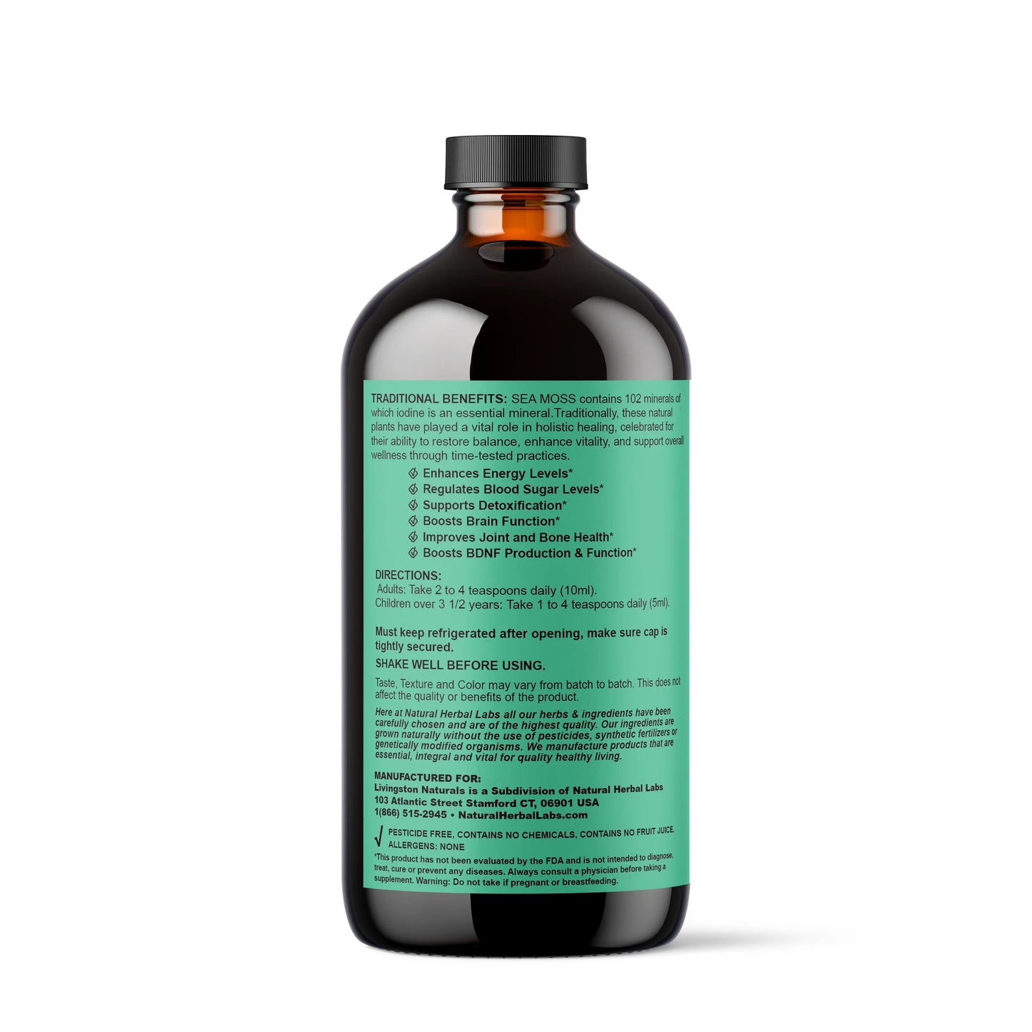 Pure Sea Moss Lion's Mane - NaturalHerbalLabs