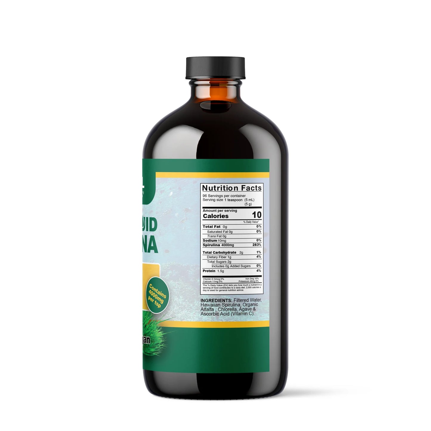 Pure Liquid Spirulina - NaturalHerbalLabs