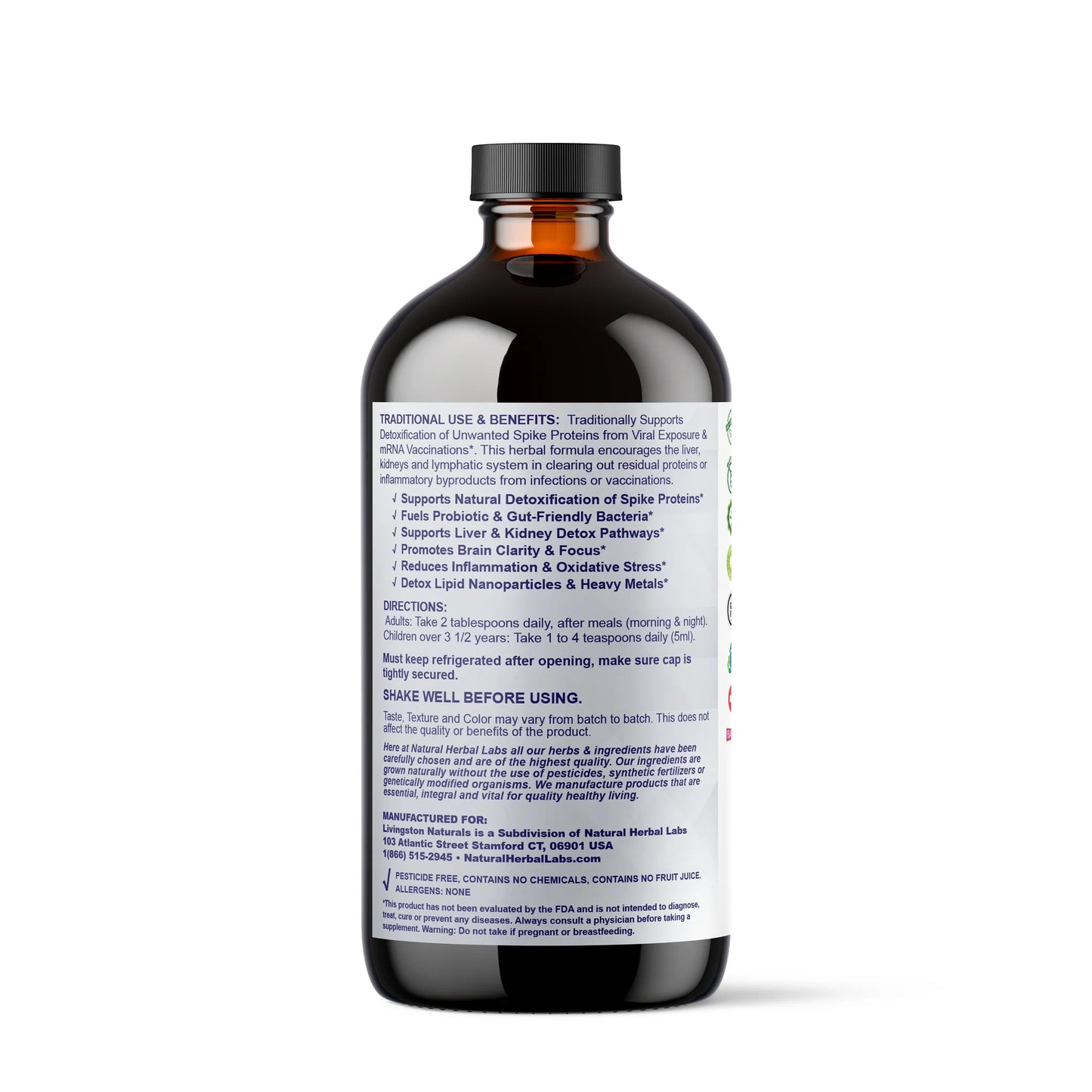 Spike Protein Detoxifier - NaturalHerbalLabs