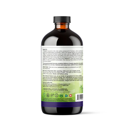 Super-C Turmeric With Amla, Neem & Astragalus: (*Extra Strength: 500mg Curcumin; 135mg Vitamin C) - NaturalHerbalLabs