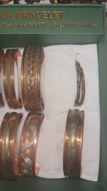 Copper Bangle Bracelet