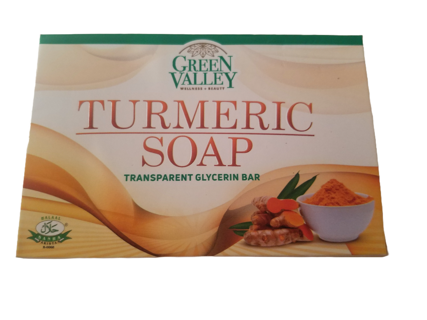 Green Valley Turmeric Soap Transparent Glycerin Bar